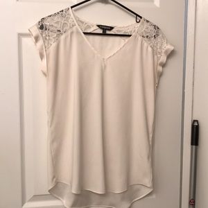 Express V-Neck Lace Blouse